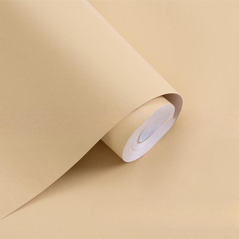 45cmx3m Leather Self-adhesive Wall Stickers Peel and Stick 3D Wall Sticker Easy To DIY Suitable for Ceiling, Living Room