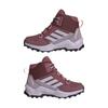 Adidas Terrex AX4R Mid K Burgundy Silver Dawn Kids Sneakers Red Pink-Fusion IF6524