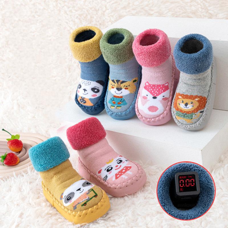 Baby Socks Shoes Infant Color Matching Cute Kids Boys Shoes Doll Soft Soled Child Floor Sneaker BeBe Toddler Girls First Walkers