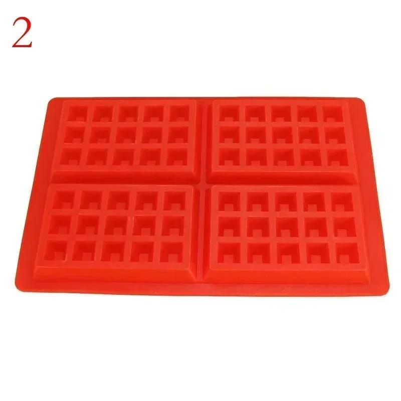 Köks Bakformar Våffelform Silikon Tårtform Choklad Brödform Non-stick Muffinsform Kakbakningsverktyg Tillbehör