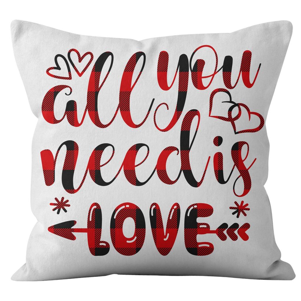 New Valentine's Day Series Pillow Cover Festive Home Gift Pillow Cover