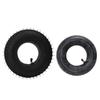 Rubber Pneumatic Tire Replacement Inflatable Inner Outer Tyres for Trolley Lawn Mower Curved Nozzle