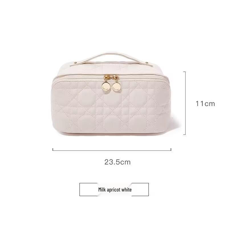 Women s Transparent Travel Cosmetic Bag - Large Capacity, Portable High-End Makeup Storage Handbag