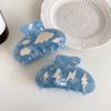 Elegant Acetate Cloud And Lightning Pattern Hair Claw Clip For Women Fashionable And Unique