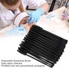 100pcs Disposable Eyelash Brush Mascara Wands Applicator Makeup Brush SetBlack