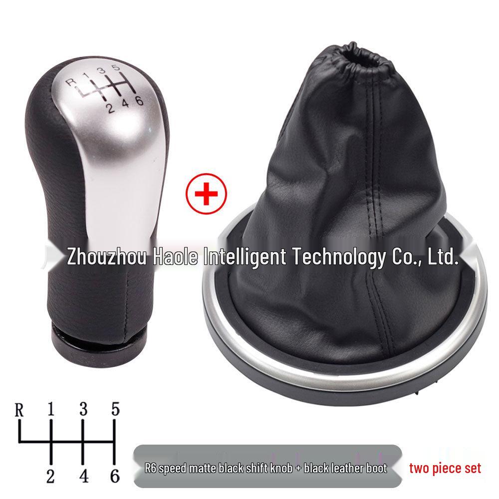 Leather Gear Shift Knob Dust Cover for Ford Fiesta 2002+
