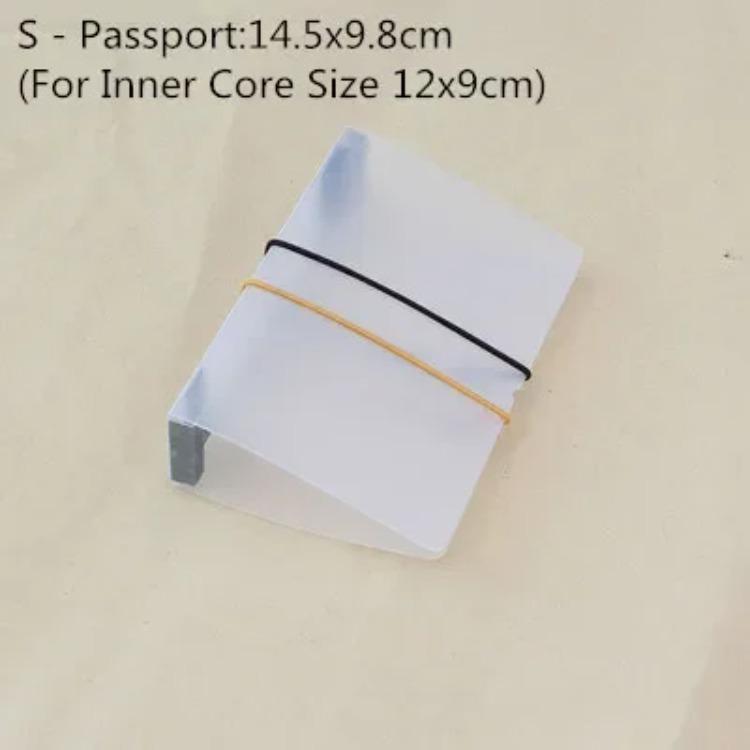 

Fromthenon Прозрачный ПВХ-корпус для блокнота Midori Travelers Стандартный наполнитель Бумажный ежедневник Обложка Планировщик Органайзер Канцелярские принадлежности