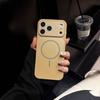 Luxury Large Window Magnetic Official Orange Phone Case For iPhone 17 16 15 14 Plus 13 12 Pro Max Wireless Charging Back Cover