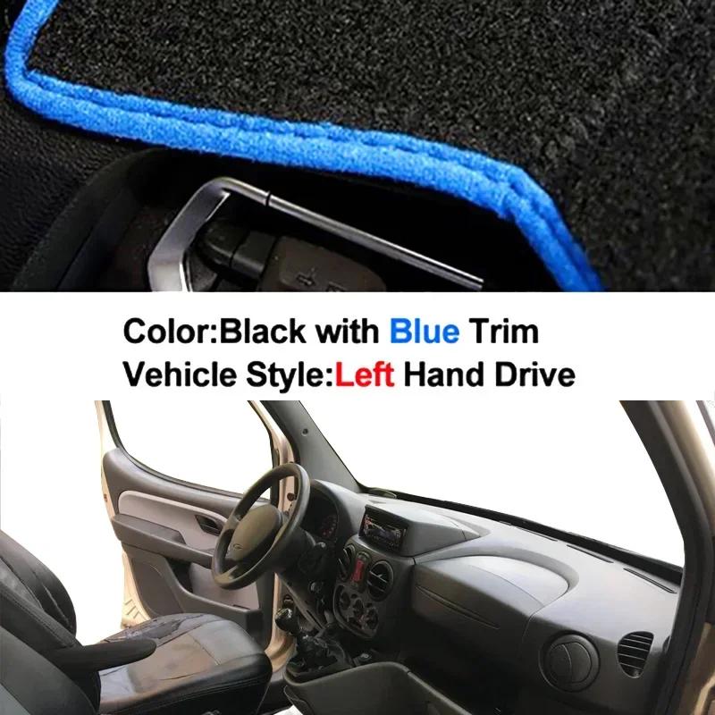 Car Dashboard Cover Non slip pad For Fiat Doblo 2000 - 2015 Protector Rug Car Dash Mat Sun Shade Pad Anti-UV Cushion 2014 2013