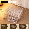 Multi-Layer Transparent Jewelry Storage Box for Rings, Earrings, Necklaces, and Bracelets
