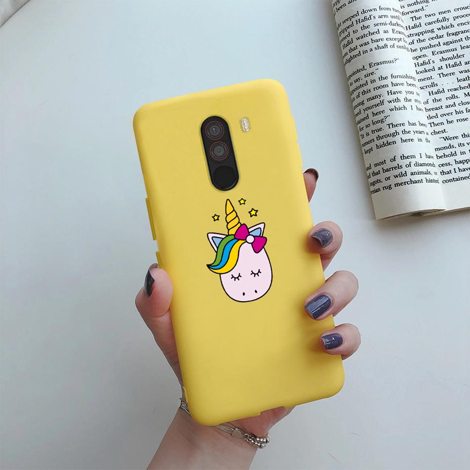 For Xiaomi Pocophone F1 Case Cute Cactus Soft TPU Silicone Back Cover For Pocophone F1 F 1 Poco F1 Phone Case Fundas Coque Shell