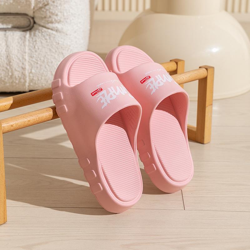 Summer slippers women's new outer wear home bathroom bath non-slip eva cool slippers men's outer wear