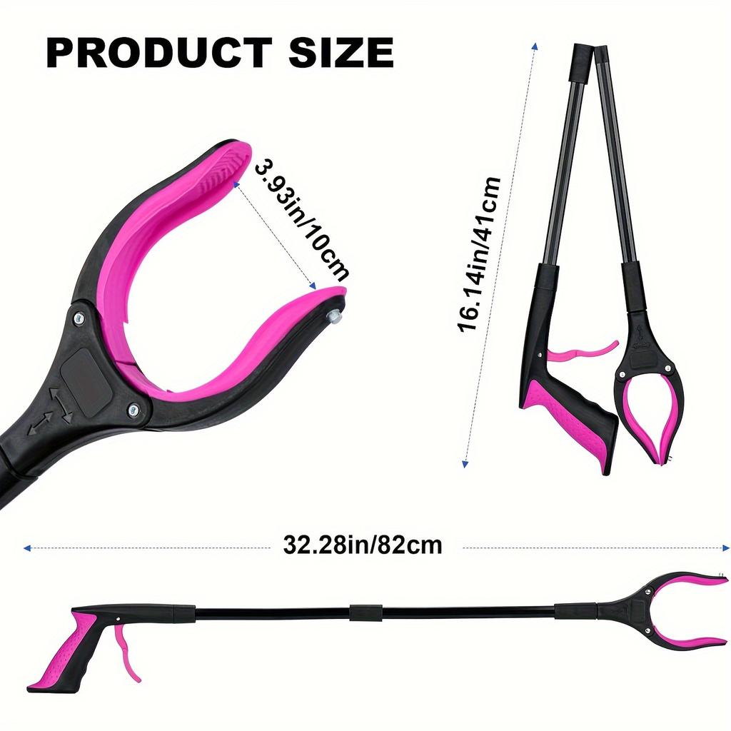 32 Inch Heavy Duty Aluminum Grabber Tool - Commercial Cleaning