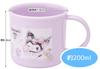 Skater Lunch Box Plastic for Dishwasher Made In Kuromi Sanrio Cup, 200ml, Kids, Antibacterial, Safe, Japan, & Design, KE4AAG-A