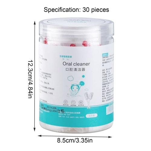 Soft Gauze Toothbrush with Baby Tongue Cleaner | Portable Baby Toothbrush for Toddlers - Gentle On Clean Skin, Individually Wrapped, for Boys and Girl