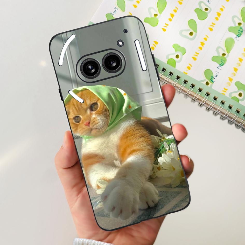 

For Nothing Phone 2a A142 Case 2024 Luxury Marble Cartoon Soft Silicone Protective Cover For Nothing Phone 2 A065 Phone2A Fundas Nothing Phone 2