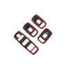 Car Door Window Glass Lift Button Panel Trim Cover Compatible with Maserati Levante 2016-2021 Ghibli 2014-2021 Front and Rear Doors Armrest Window
