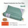 Mugwort Moxibustion Cervical Pillow with Detachable Cylindrical Design for Neck Support
