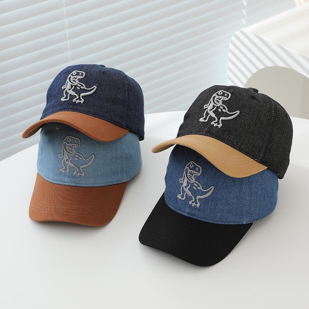 2026 School Boys Baseball Hats Dinosaurs Embroidered Children Outdoor Summer Kids Caps for 2-8Years Baby Sports Hats
