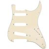 Musiclily Pro 1962 11-Hole Stratocaster Pickguard, Made In Japan for Fender Japan Strat Electric Guitar, Cream, 3-Piece Set