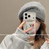 Applicable To Apple 17Pro Mobile Phone Case Light Luxury Niche Iphone16plus New 15 Cartoon Color Little Monster