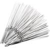 5/10Pcs Stainless Steel Barbecue Skewer Reusable BBQ Skewers with Storage Tube BBQ Needle Stick for Outdoor Camping Picnic Tool