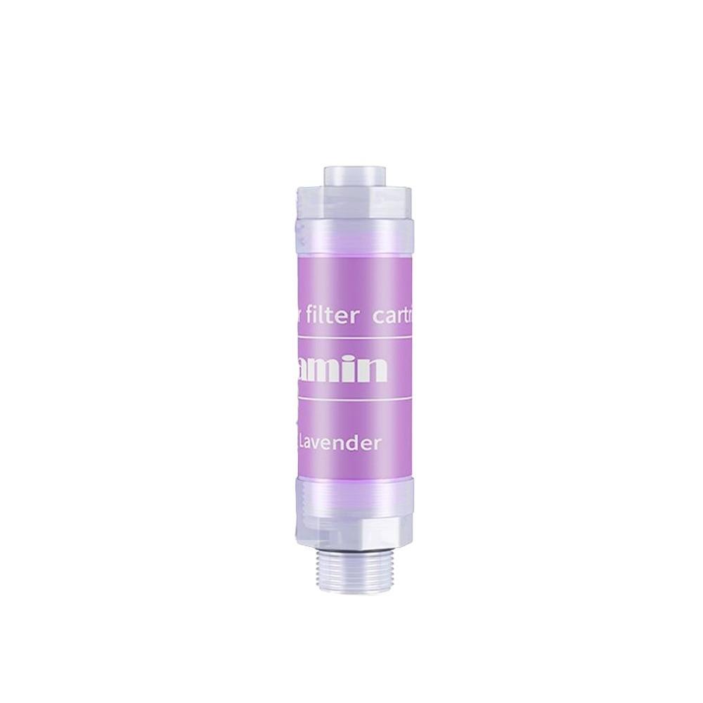 Lavender Shower Head Water Filter Dechlorination Anti-scaling Shower Scented Mixed with Vitamin C Filter Impurities