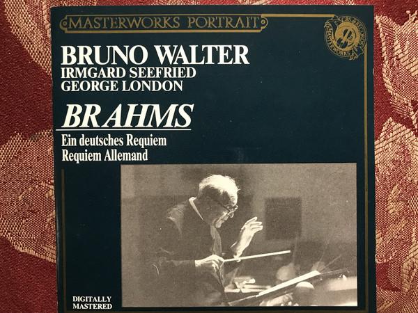 

CD BRUNO WALTER - Brahms:Requiem MPK45687 CBS 1989 US Classical Used