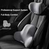 Car Headrest & Lumbar Support Cushion For Car Seat Car Pillow Car Memory Foam Seat Waist Cushion Back Cushion Set