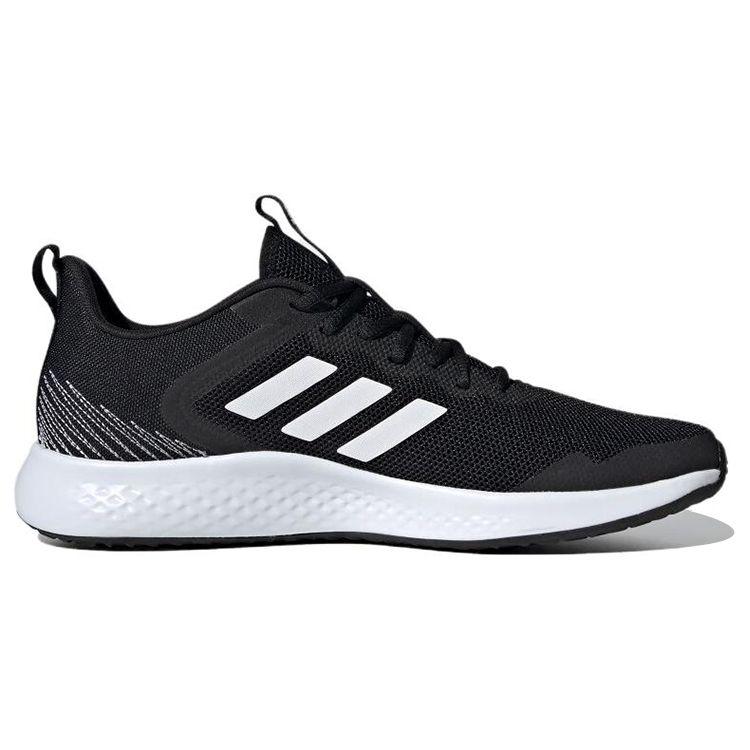 Adidas Fluidstreet Comfortable Versatile Mesh Balance Low-Top Running Shoes Men Sneakers Black White IF8650