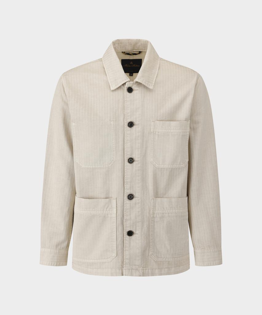 Brooks Brothers Cotton Chore Jacket (Beige) (Bbotmbg103)