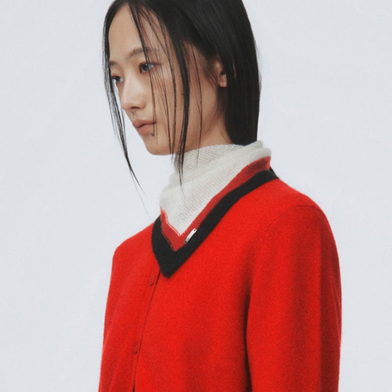 ERHKES 100% Cashmere Triangle Muffler