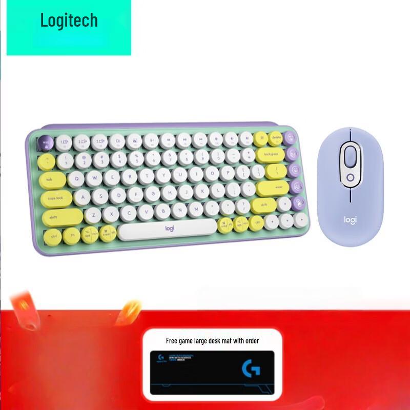 

Logitech G POP Keys Wireless Mechanical Keyboard and Mouse Set