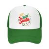 Sassy Christmas Santa Quote Typograp Mesh Baseball Cap Casual Hat Outdoor  For Womens Unisex FeUnisex
