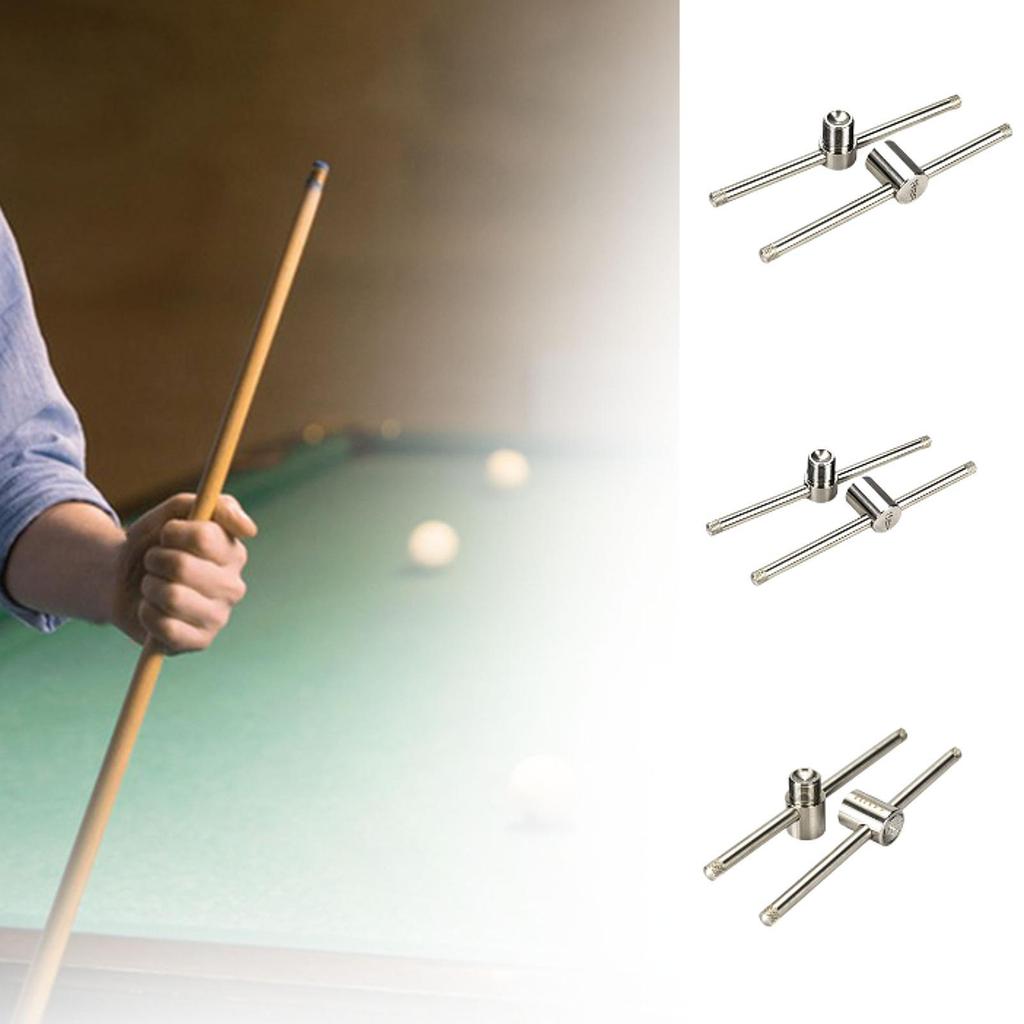 Cue Tip Press Tool Cues Stick Tip Shaper Practical Sturdy Stainless Steel Cue