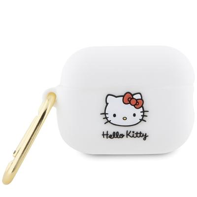 Etui Do AirPods Pro 2 Hello Kitty 3D Silicone Białe