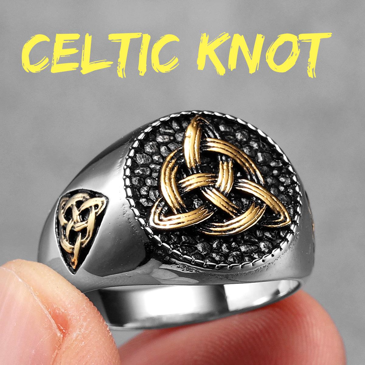 

Norse Mythology Vikng Runes Stainless Steel Men Rings Punk Retro New in For Male Women Fashion Jewelry Creativity Gift Wholesale 13