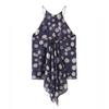 European and American style, new women's clothing, foreign style polka dot top, mid-waist translucent polka dot pants.