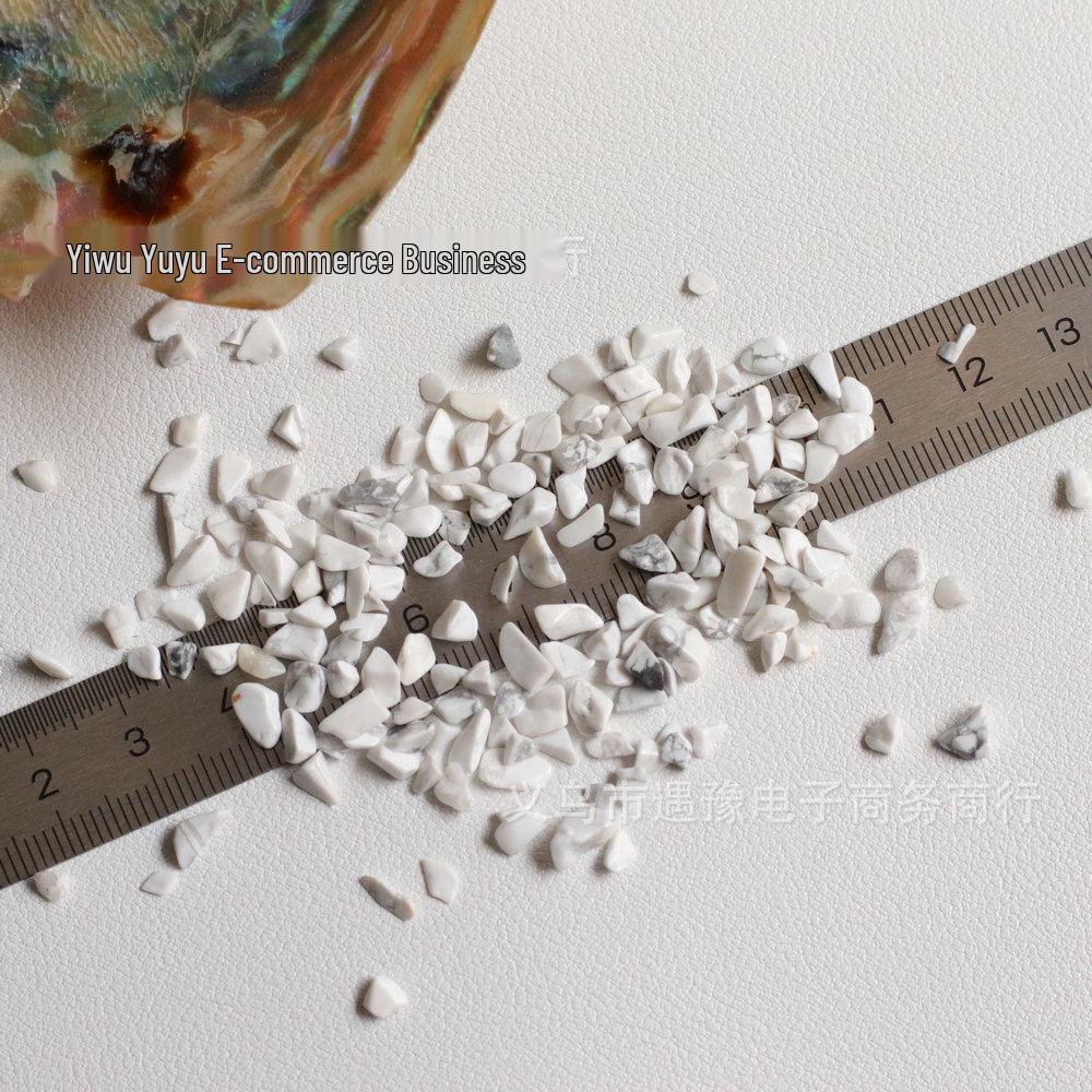 Natural Crystal Pebble Bracelet & Irregular Nail Art Stickers – Jewelry, Decor & Fish Tank Accessories