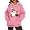 Women's Fashionable Daily Versatile Casual Hooded Sweatshirt, Daily Long Sleeved Patch Top Sweatshirt