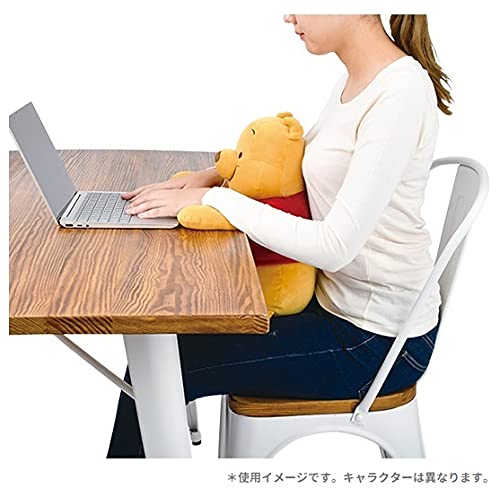 Livheart Back Support Body Pillow, Mickey Mouse, Relax Work, Disney (Total Length: Approx. 48cm), Posture Support, Improves Slouching, 80111-01