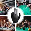Pool Cue Glove 3 Fingers Magnetic Snookers Cue Sport Glove Professional Ergonomic Breathable Equipment for Sports Women Men