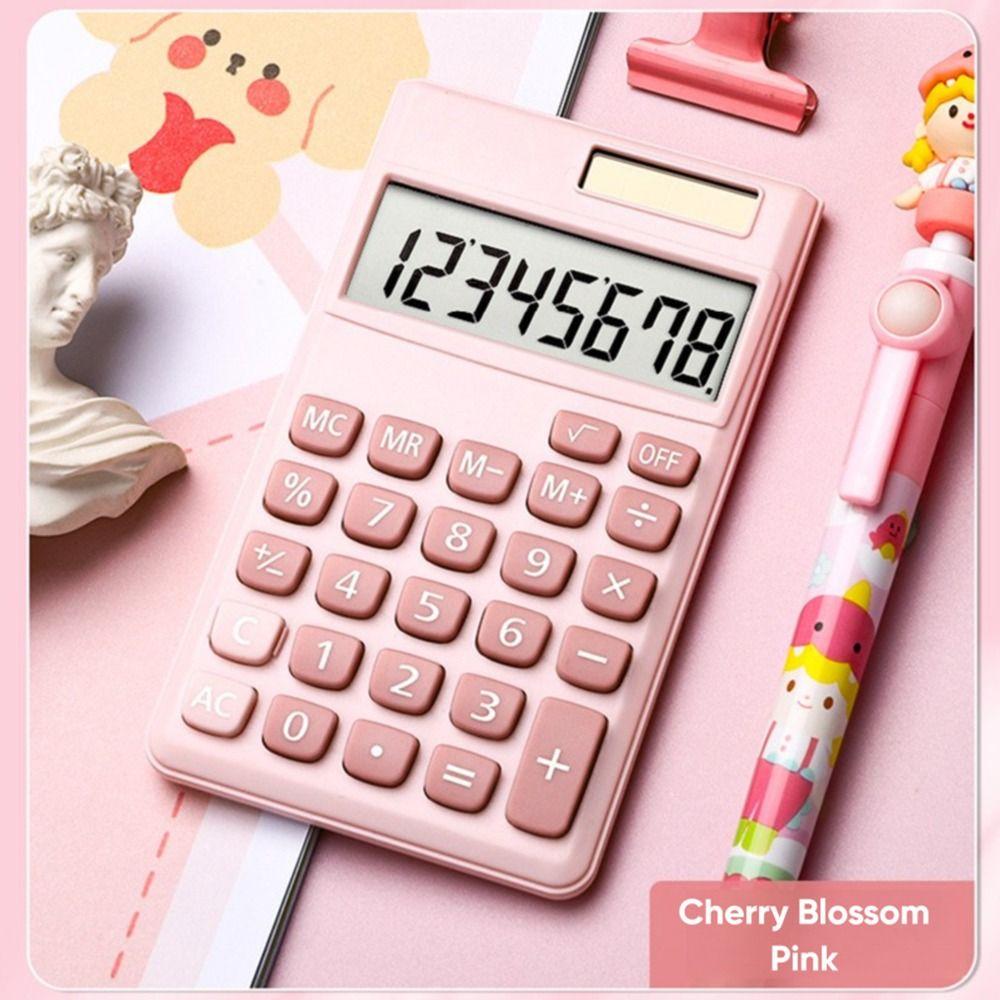 8-Digit Scientific Calculator Dual Power Supply Standard Function Calculator  School Office
