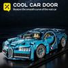 Technisches Rennsportauto Modellbausteine Stadt Mechanisches Geschwindigkeitsfahrzeug Supercar Ziegelstein Puzzle Spielzeug Kind Erwachsener Geschenk