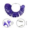 Practical Retro Ring Size Measurement Tool 5 Colors Available Plastic Texture Finger Sizer Portable Jewelry Accessory