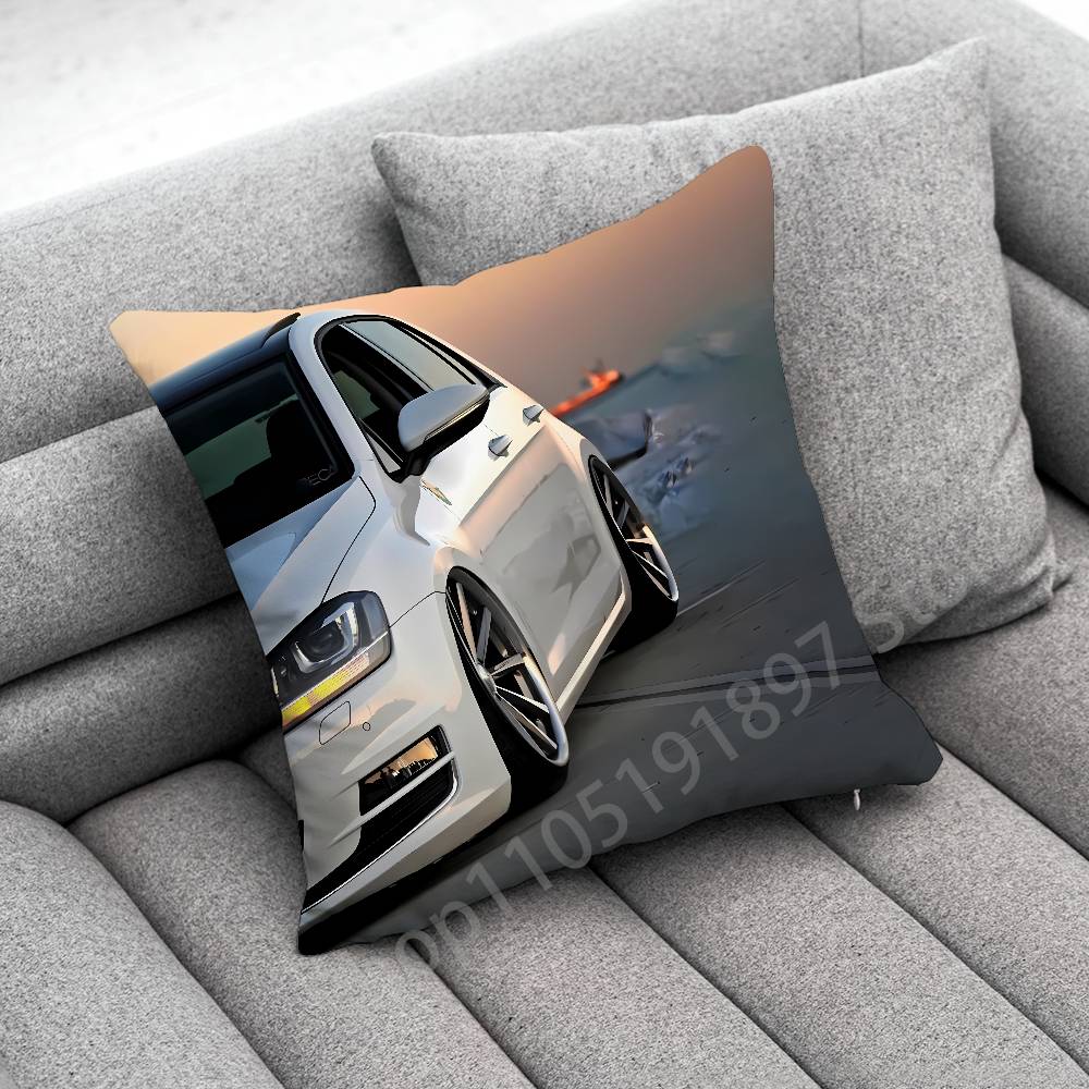 G-GOLF Car G-Gti Throw Pillow Case For 50x50cm 40x40cm 55x55cm 45x45cm 30x30cm Square Bedroom Pillowcase Cover