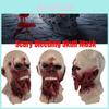Läskig Halloween-piratmask Ansiktsmask med Skalle och Utstickande Tunga