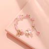 Colorful Crystal Beaded Fishtail Bracelet: Sweet, Fairy-Inspired Gift for Best Friend or Girlfriend - Perfect for May Day Outings