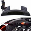 JIAHER Motorcycle Tail Light, Chopped Rear Fender Edge LED Break License Plate Tail Light, Stop Running Light, Turn Signal Lamp for Sportster