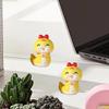 Cartoon Snake Figurine Miniature 2025 New Year Decoration Ornament Chinese New Year Snake Figurine New Year Creative Gift
